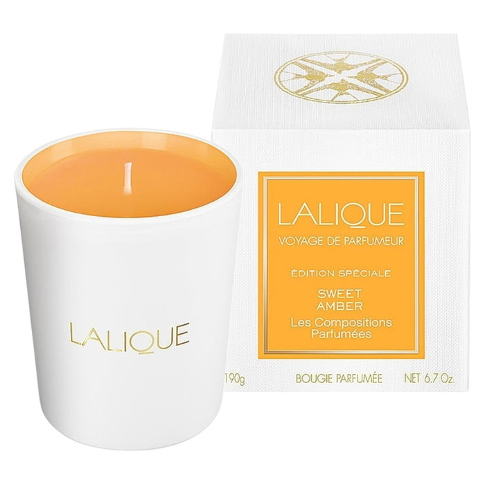 Lalique Les Compositions Parfumées Sweet Amber Vela Aromática 190g