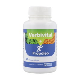 Verbivital Propóleo 90 cápsulas Cidifar Complemento Alimenticio con Omega 6, Vitaminas y Minerales