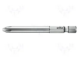 WIHA Punta de destornillador Phillips PH0 1/4 pulgadas 70 mm