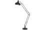 DKD Home Decor Lámpara Pie Moderno Negro 30 x 170 x 65 cm