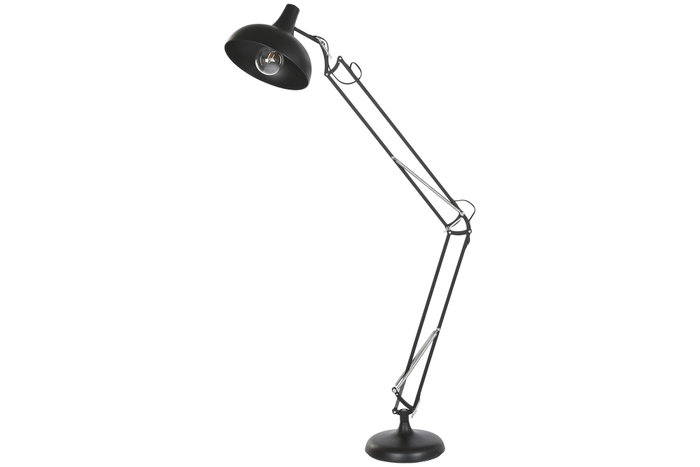 DKD Home Decor Lámpara Pie Moderno Negro 30 x 170 x 65 cm DKD Home Decor Lámpara Pie Moderno Negro 30 x 170 x 65 cm