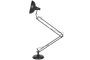 DKD Home Decor Lámpara Pie Moderno Negro 30 x 170 x 65 cm