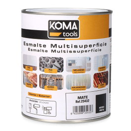 Koma Tools Esmalte multisuperficies negro mate 750 ml
