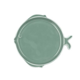 Bidasoa Plato Porcelana Aura Stela Verde 19x18x2 cm (6 Unidades) inevitable