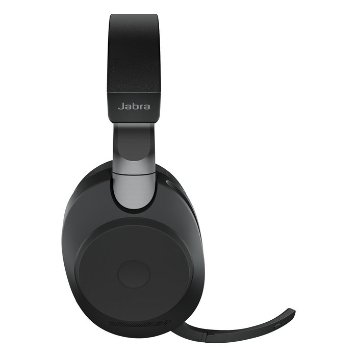 Jabra Evolve2 85 Stereo UC Auriculares Inalámbricos Diadema con Estación de Carga y Adaptador USB-C Link 380, Negro