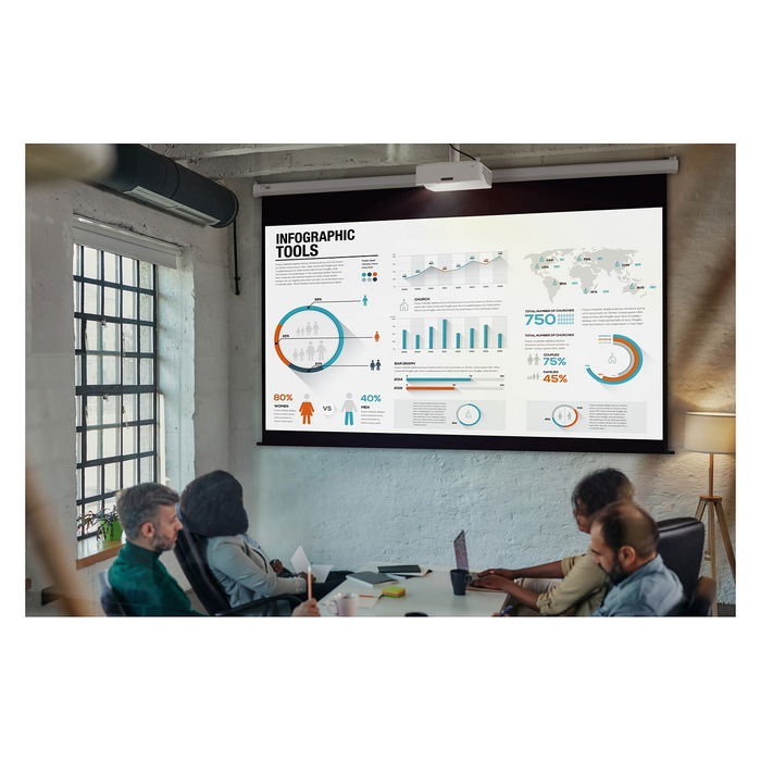 Optoma ZW410UST Proyector Laser de Ultra Corta Distancia, 4000 Lumenes ANSI, WUXGA