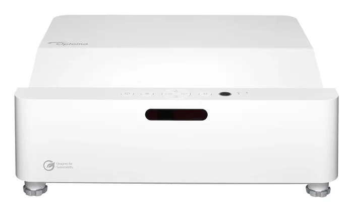Optoma ZW410UST Proyector Láser DLP WXGA (1280x800) 4000 Lúmenes, Lente Ultracorta, 3D, Blanco - Proyector de Alcance Ultracorto para Negocios