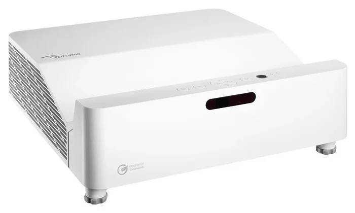 Optoma ZW410UST Proyector Láser DLP WXGA (1280x800) 4000 Lúmenes, Lente Ultracorta, 3D, Blanco - Proyector de Alcance Ultracorto para Negocios