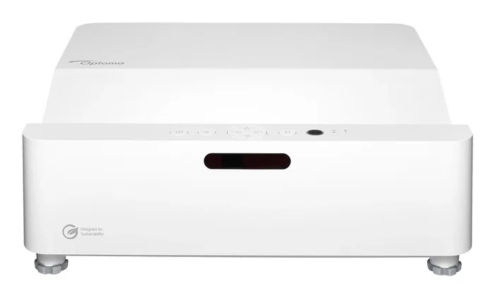 Optoma ZW410UST Proyector Láser DLP WXGA (1280x800) 4000 Lúmenes, Lente Ultracorta, 3D, Blanco - Proyector de Alcance Ultracorto para Negocios