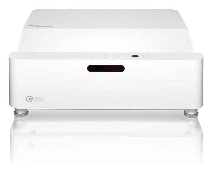 Optoma ZW410UST Proyector Láser DLP WXGA (1280x800) 4000 Lúmenes, Lente Ultracorta, 3D, Blanco - Proyector de Alcance Ultracorto para Negocios