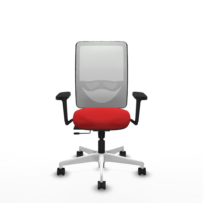 PIQUERAS Y CRESPO Silla de oficina Zulema Roja y Blanca PIQUERAS Y CRESPO Silla de oficina Zulema Roja y Blanca