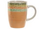 DKD Home Decor Taza de Gres Naranja 330ml de 6 unidades