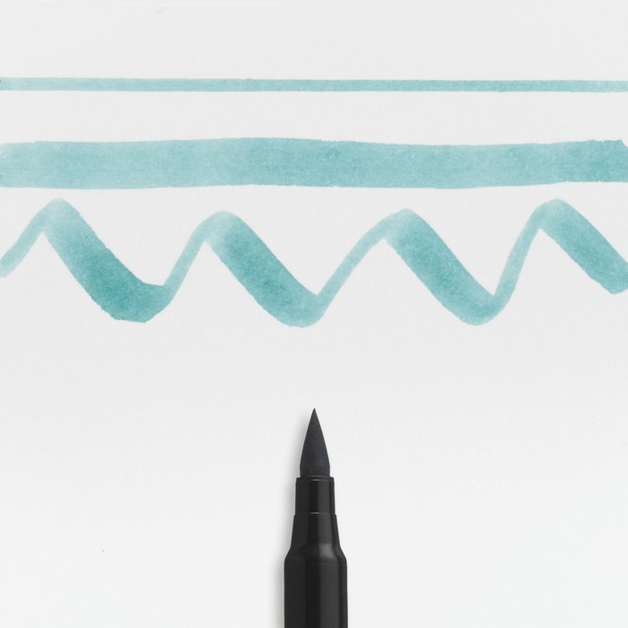 Sakura Koi Coloring Brush Pen Azul Grisáceo