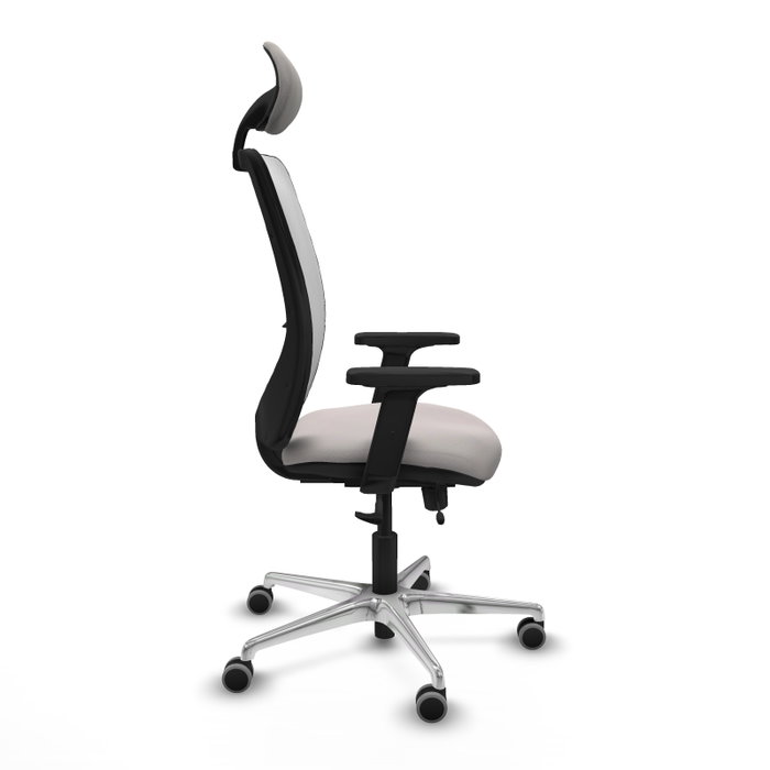 PIQUERAS Y CRESPO Silla de oficina Zulema con mecanismo Sincro/Traslack y Brazos 2D, Blanco PIQUERAS Y CRESPO Silla de oficina Zulema con mecanismo Sincro/Traslack y Brazos 2D, Blanco