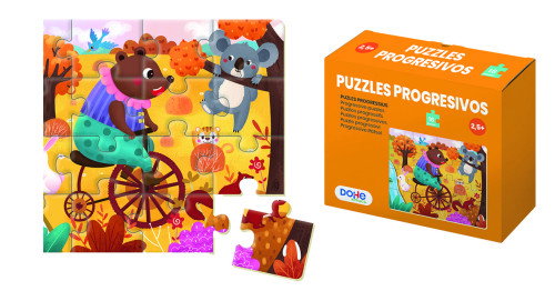 DOHE Puzle Progresivo de 16 piezas DOHE Puzle Progresivo de 16 piezas