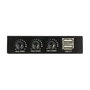 DeLOCK 62714 Panel Frontal 3.5 pulg con 2 x USB 2.0 y Control de Ventilador