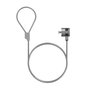Aisens Cable de Seguridad con Cerradura de Llave 1.5m ASLK-D40K02-SL en Plata