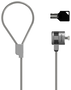 Aisens Cable de Seguridad con Cerradura de Llave 1.5m ASLK-D40K02-SL en Plata