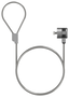 Aisens Cable de Seguridad con Cerradura de Llave 1.5m ASLK-D40K02-SL en Plata