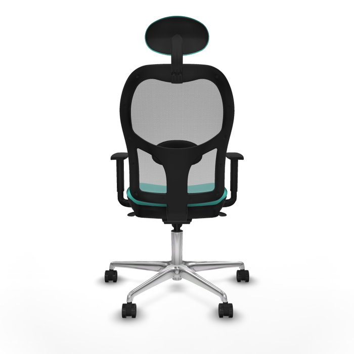 PIQUERAS Y CRESPO Silla de oficina Jorquera Turquesa y Gris PIQUERAS Y CRESPO Silla de oficina Jorquera Turquesa y Gris