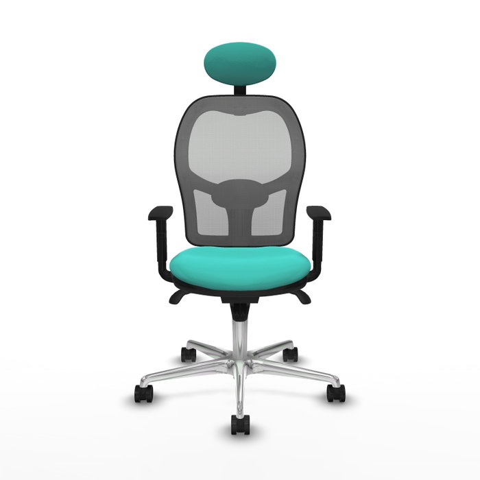 PIQUERAS Y CRESPO Silla de oficina Jorquera Turquesa y Gris PIQUERAS Y CRESPO Silla de oficina Jorquera Turquesa y Gris