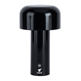 Thulos TH-OA4009 Lámpara LED Seta Inalámbrica, Recargable USB-C 1200 mAh, 10+10 LEDs, 3 Modos Luz (Amarilla, Blanca, Cálida)