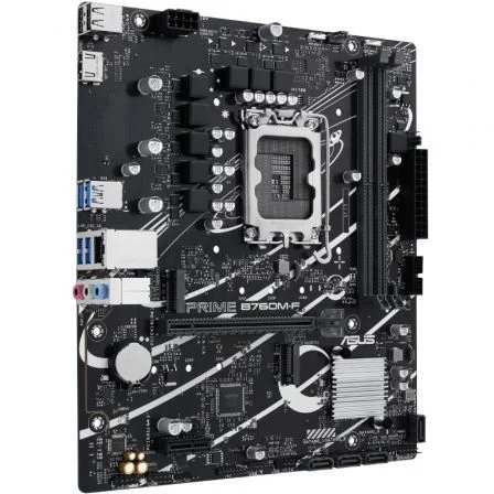 ASUS Placa Base Prime B760M-F Intel B760 LGA 1700 Micro-ATX, DDR5, PCIe 4.0, 2x M.2, HDMI, 1Gb LAN, Aura Sync RGB, AI Noise Cancelling, Socket 14/13/12a Gen