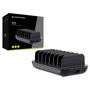 Conceptronic Estación de carga USB 160W OZUL07B con 7 puertos USB-C