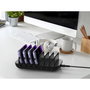Conceptronic Estación de carga USB 160W 7 puertos USB-C OZUL07B