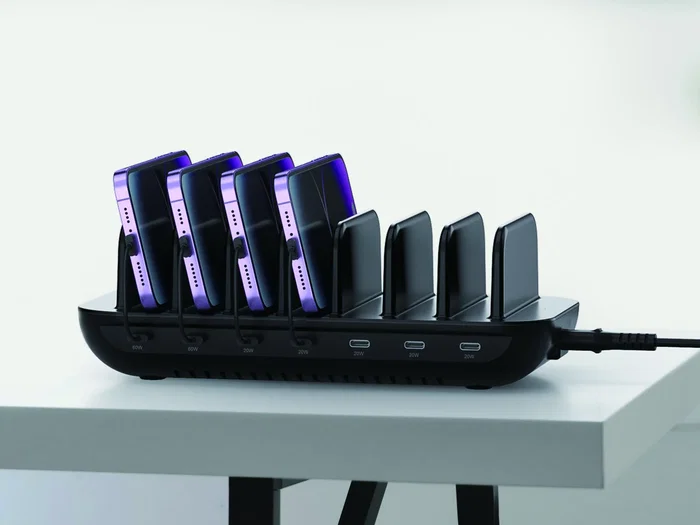 Conceptronic Estación de carga USB 160W 7 puertos USB-C OZUL07B Conceptronic Estación de carga USB 160W 7 puertos USB-C OZUL07B