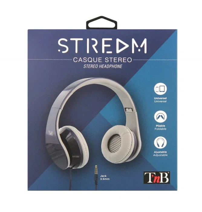 TNB STREAM Auriculares estéreo plegables - Azul