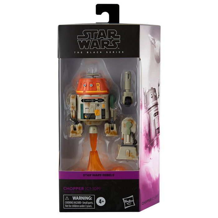 Hasbro Figura Chopper C1-10P Ahsoka Star Wars The Black Series Articulada 15cm con Accesorios