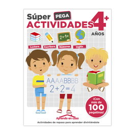 SALDAÑA, Super Pega Actividades (+4 años) Aprendo en Casa