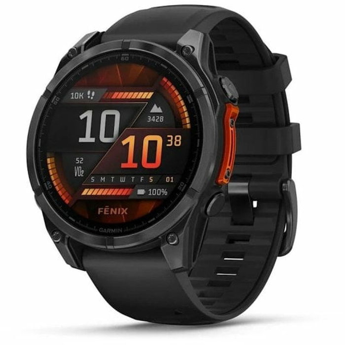 Garmin Fenix 8 47 mm Negro con Pantalla AMOLED de 1,4 pulg. Garmin Fenix 8 47 mm Negro con Pantalla AMOLED de 1,4 pulg.