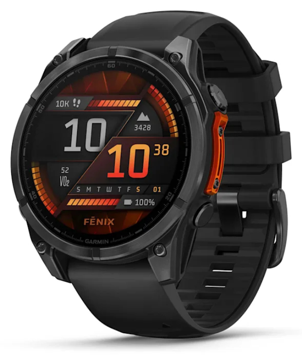 Garmin Fenix 8 47 mm Negro con Pantalla AMOLED de 1,4 pulg. Garmin Fenix 8 47 mm Negro con Pantalla AMOLED de 1,4 pulg.