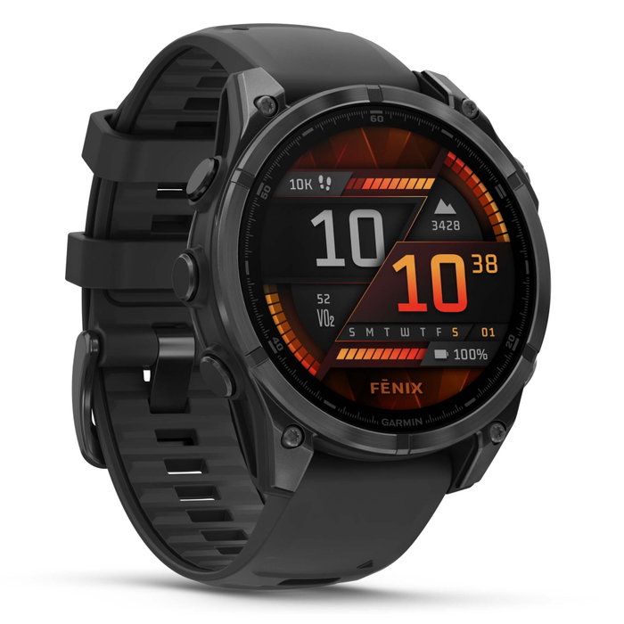 Garmin Fenix 8 47 mm Negro con Pantalla AMOLED de 1,4 pulg. Garmin Fenix 8 47 mm Negro con Pantalla AMOLED de 1,4 pulg.