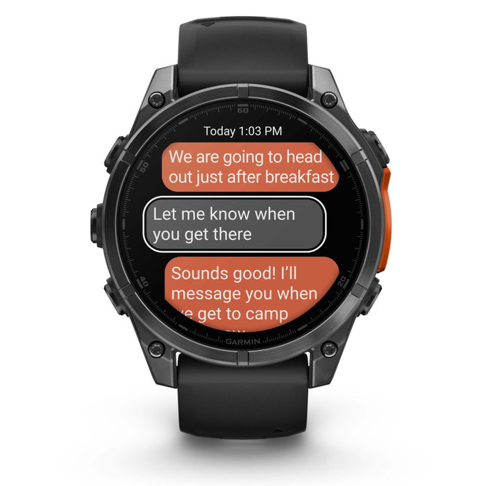Garmin Fenix 8 47 mm Negro con Pantalla AMOLED de 1,4 pulg. Garmin Fenix 8 47 mm Negro con Pantalla AMOLED de 1,4 pulg.