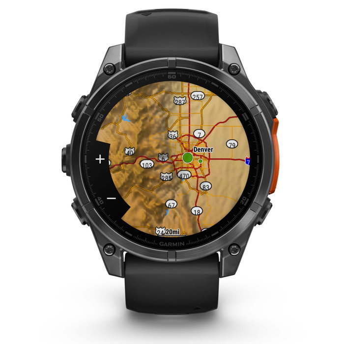 Garmin Fenix 8 47 mm Negro con Pantalla AMOLED de 1,4 pulg. Garmin Fenix 8 47 mm Negro con Pantalla AMOLED de 1,4 pulg.