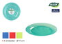 Algon Set de 4 Platos de Polipropileno de Colores 19 cm (24 Unidades)