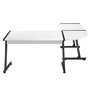 Escritorio Huzaro HZ-Hero 6.0 Blanco Acero Fibra de carbono 178 x 4 x 112 cm