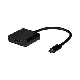 EFB EBUSBC-HDMI-4K30 Adaptador Cable USB Tipo C a HDMI Hembra, 0.15 m, Negro, 4K 3840x2160 Pixeles, 30 Hz, HDCP 1.4