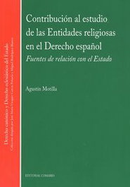 COMARES, Contribución al estudio de las entidades religiosas en el derecho - Motilla de la Calle, Agustin