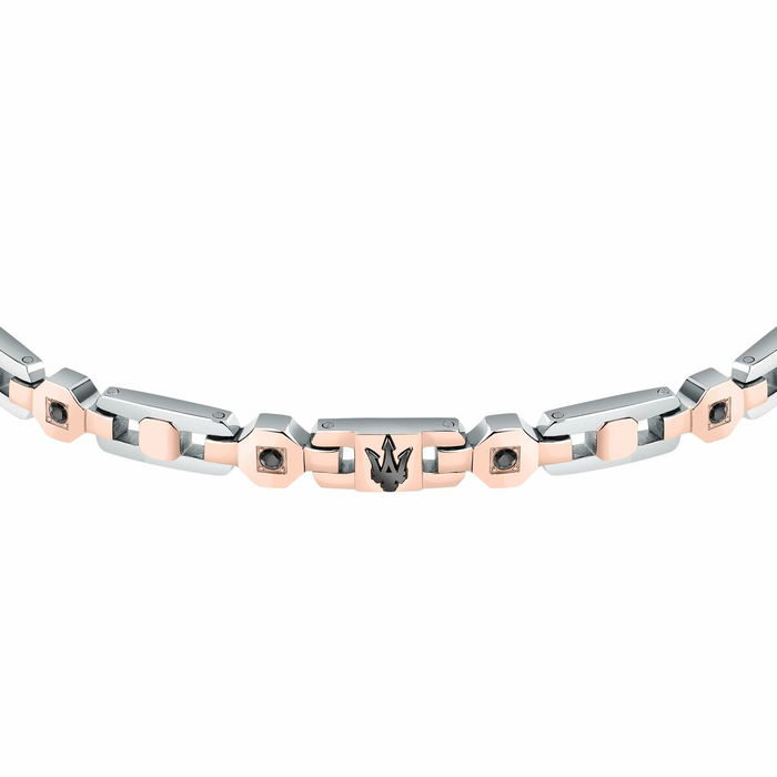 Pulsera Hombre Maserati Acero Inoxidable 21,5 cm Plateado