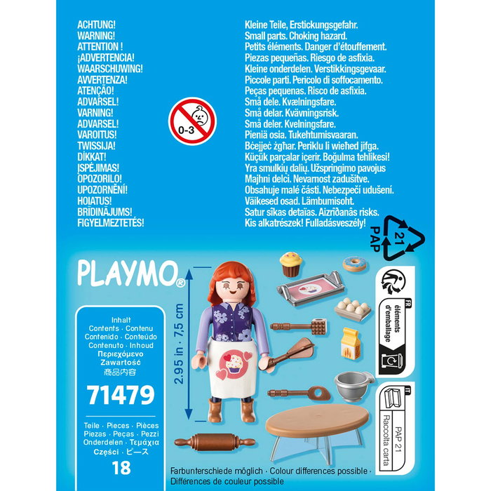 Playmobil Pastelera Especial Plus 71479 - Set de Repostería con Accesorios para Niños +4 Años Playmobil Pastelera Especial Plus 71479 - Set de Repostería con Accesorios para Niños +4 Años