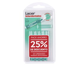 Lacer Interdentales Recto Extrafino #Surtido 2 x 10 U, Diámetro 0.6 mm, Mango Bimaterial Antideslizante
