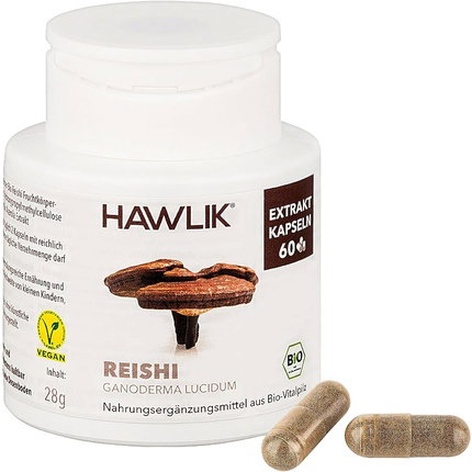 HAWLIK Reishi Extracto Puro 60 Cápsulas