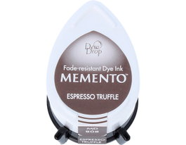 Tsukineko Almohadilla de tinta gota MEMENTO trufas de café 32x50mm
