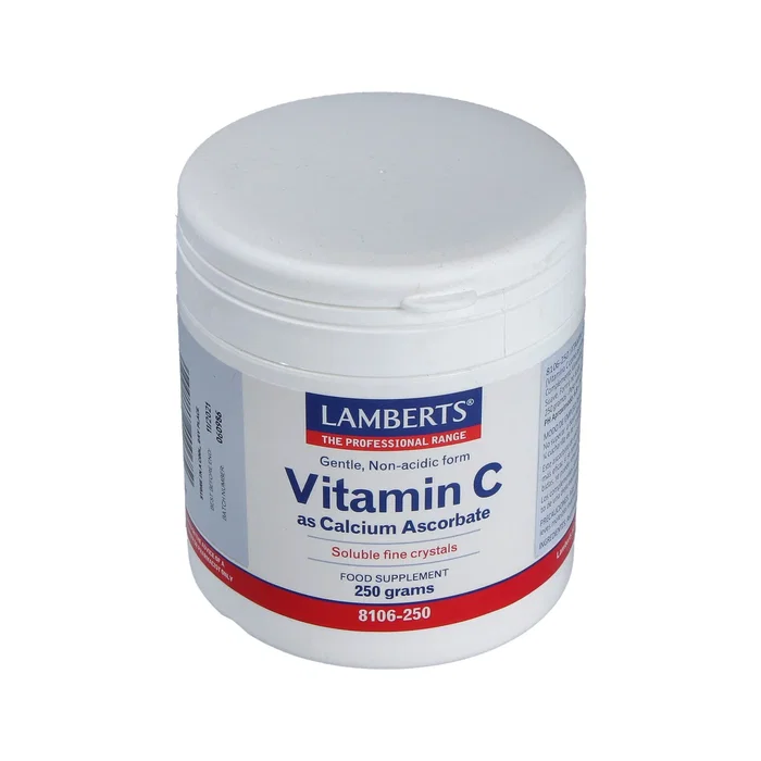 Lamberts Ascorbato de Calcio en Cristales 250 Gr - Vitamina C No Ácida con Calcio - Complemento Alimenticio Lamberts Ascorbato de Calcio en Cristales 250 Gr - Vitamina C No Ácida con Calcio - Complemento Alimenticio