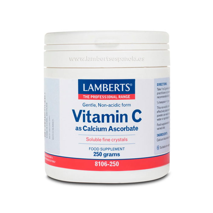 LAMBERTS Ascorbato de Calcio (Cristales) 250 g LAMBERTS Ascorbato de Calcio (Cristales) 250 g