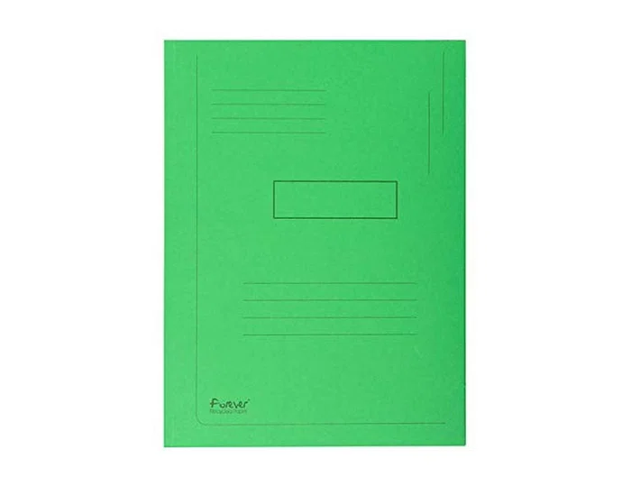 Exacompta Subcarpeta de Cartulina Reciclada Verde A4
